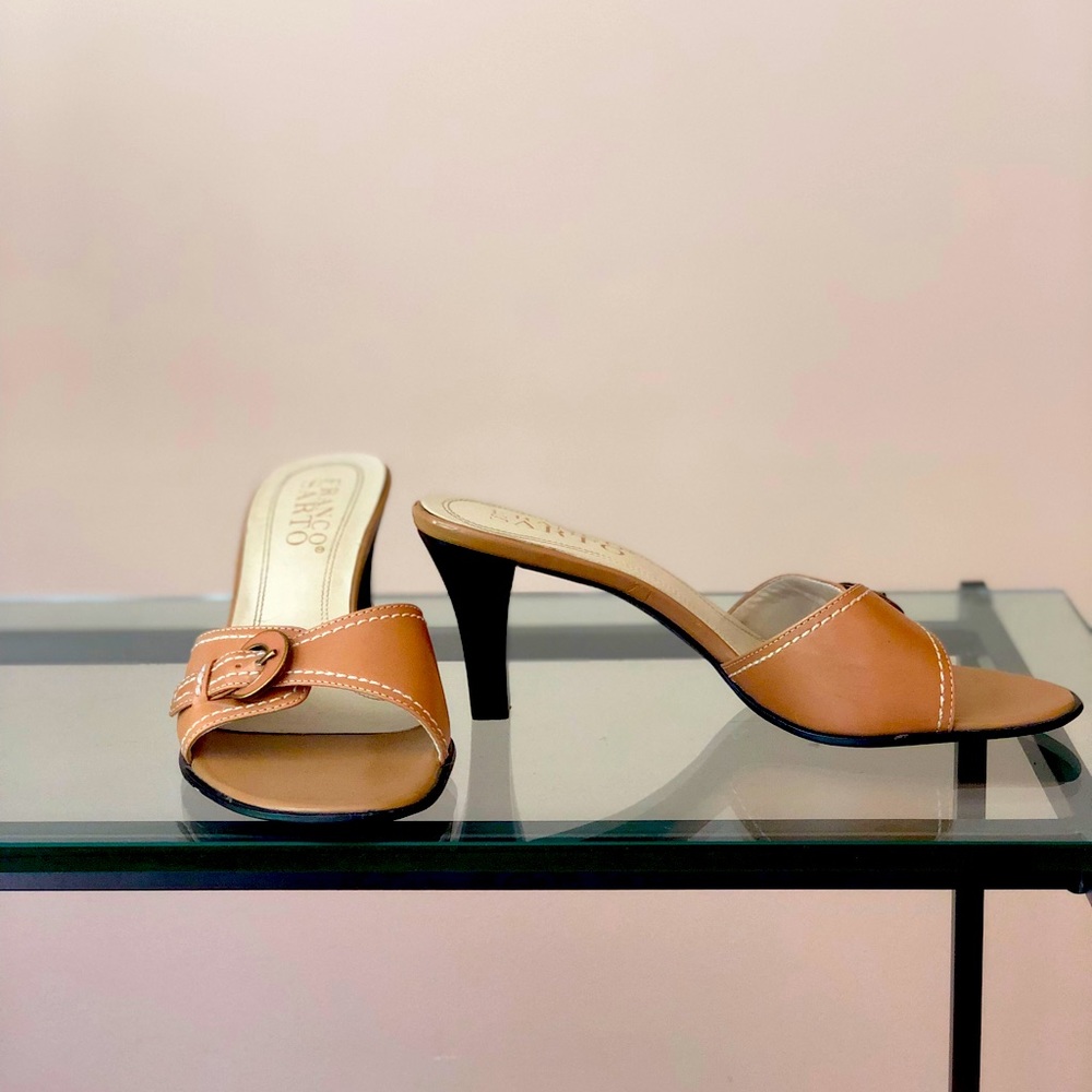 Franco Sarto tan leather sandal